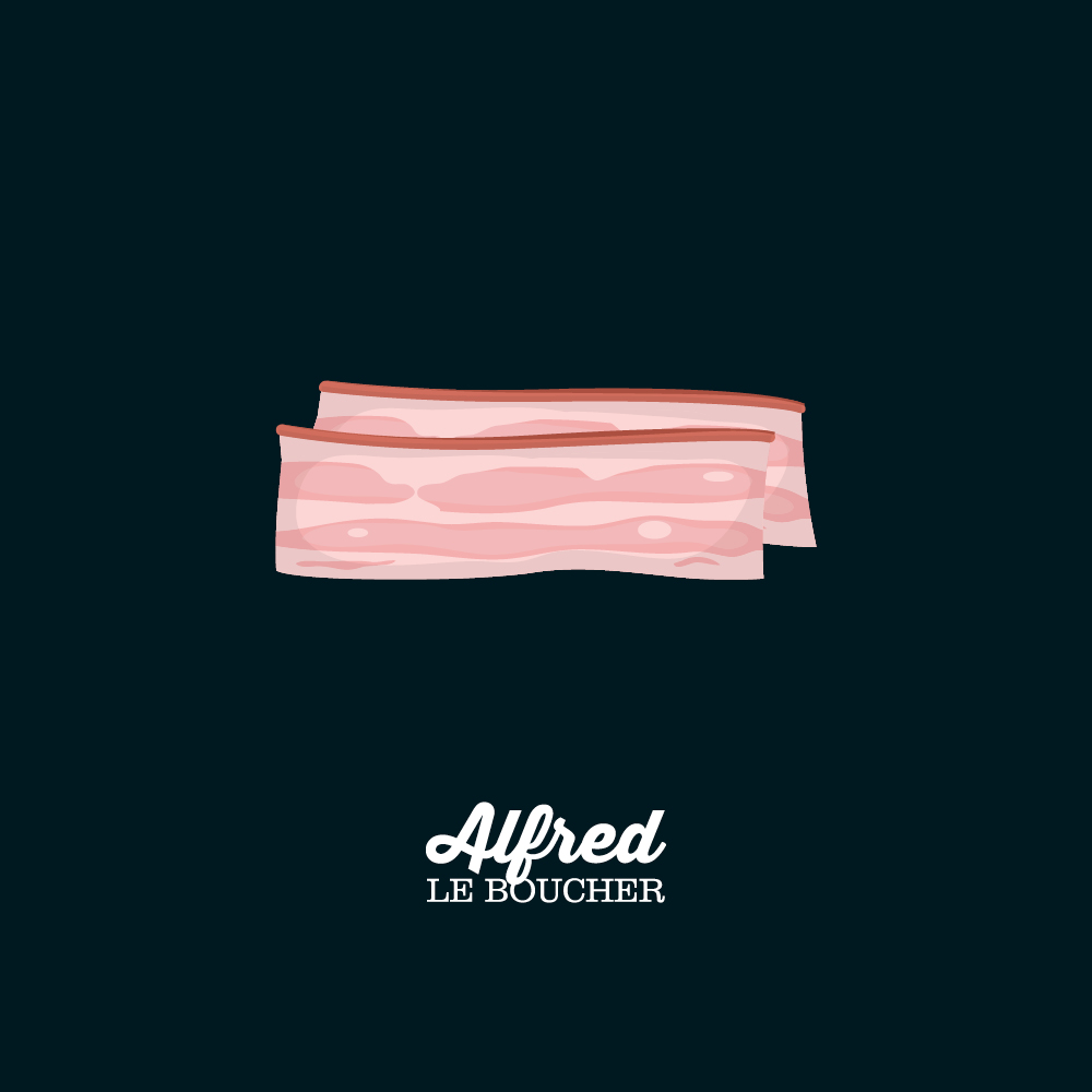 Bacon tranché d'Alfred le Boucher